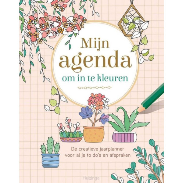 Deltas Mijn agenda om in te kleuren