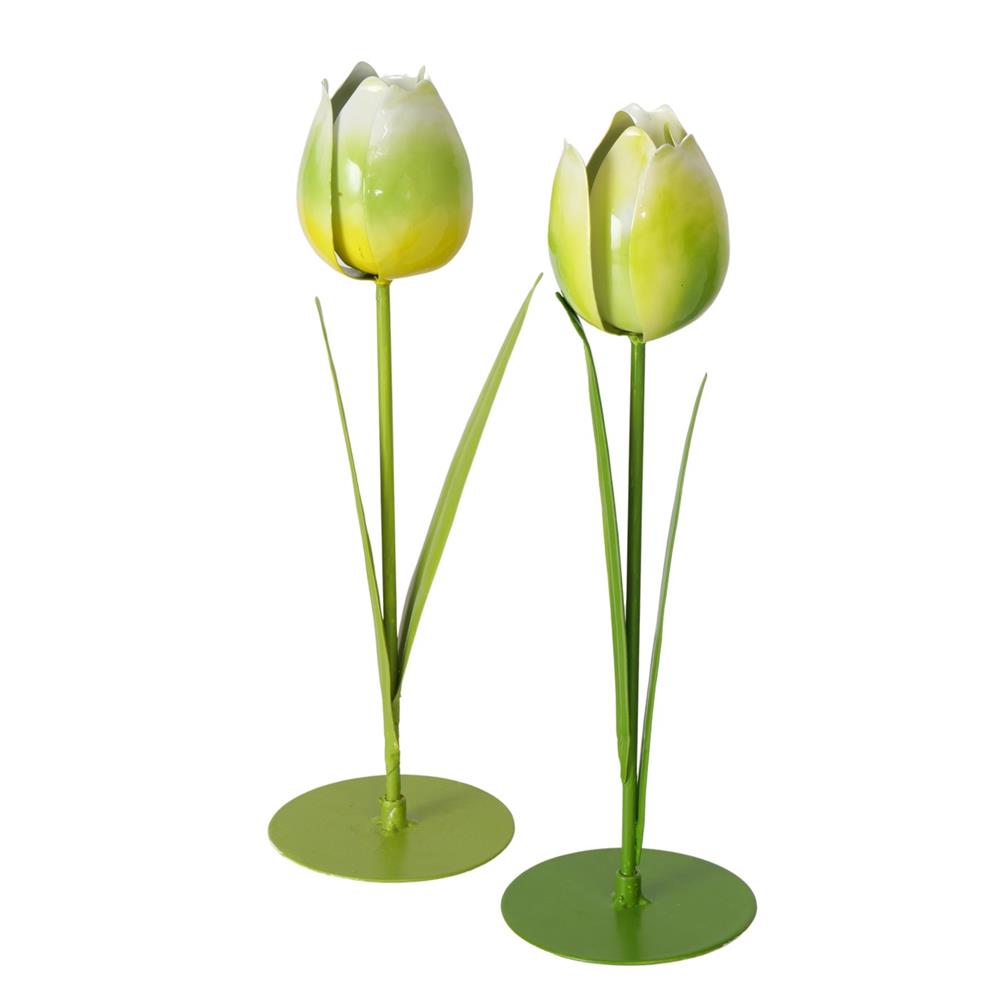 Boltze Home Beeld Tulp H25cm Tuliano Dia8x25cm Ijzer