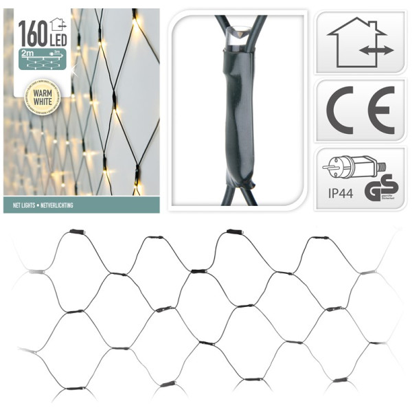 Netverlichting 160L warmwit buiten