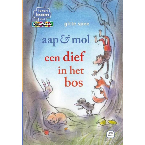 Kluitman Aap & Mol - Een dief in het bos