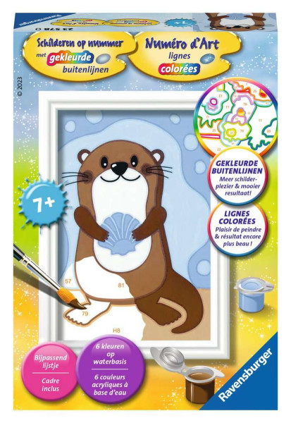 Ravensburger Schilderen op nummer Otter