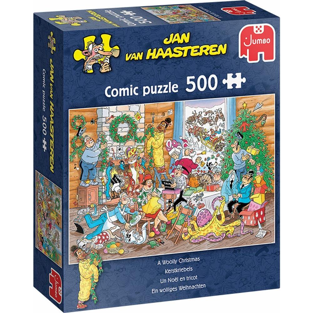 Jumbo Jan van Haasteren 500 stukjes kerstkriebels