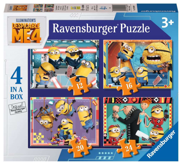 Ravensburger 4in1 puzzel Despicable Me 4