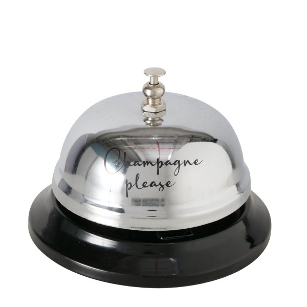 Hotelbel "champagne please" H6cm