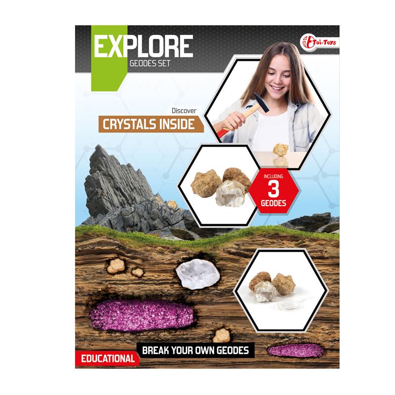 Toi Toys Explore Geodes Breken