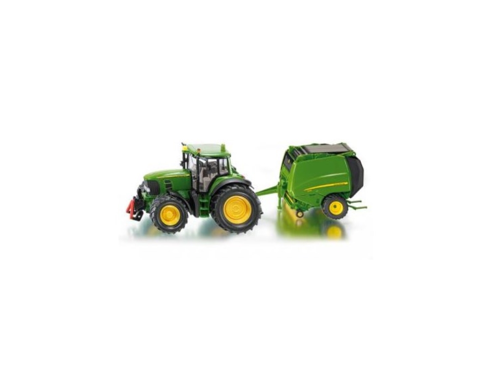 Tractor Siku John Deere Met Balenpers