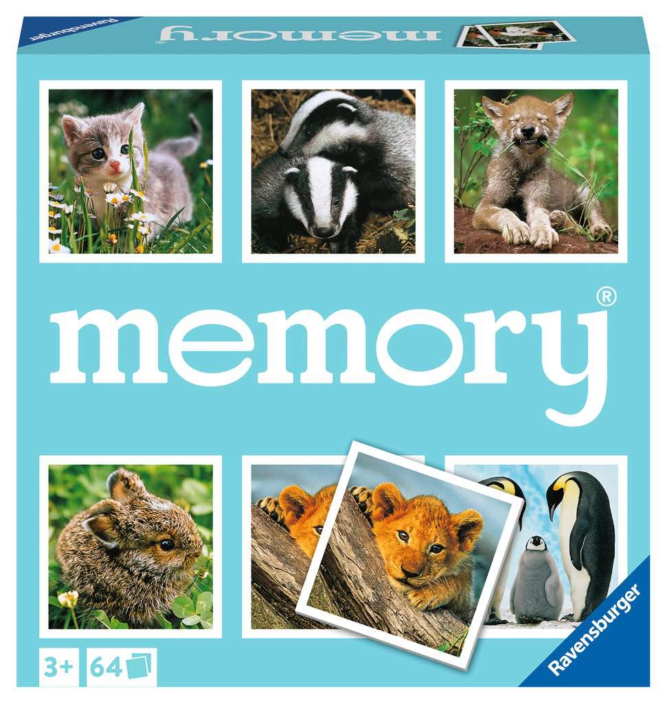 Ravensburger animal babies memory