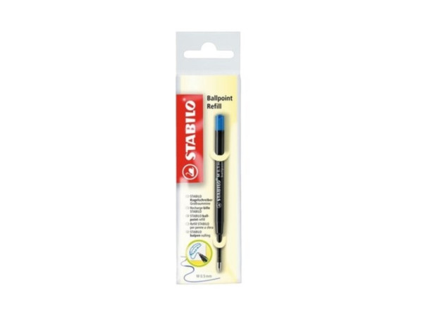 STABILO balpen refill blauw M 0,5 mm