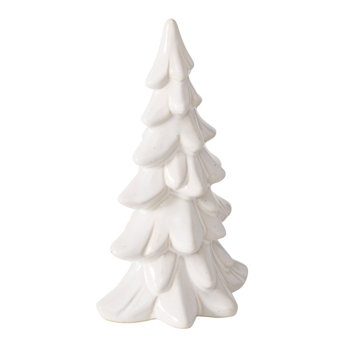 Deco everlands kunstkerstboom Cristo Steen H20cm Wit