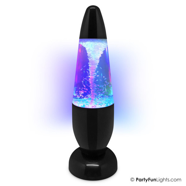 Tafellamp Tornado glitter LED