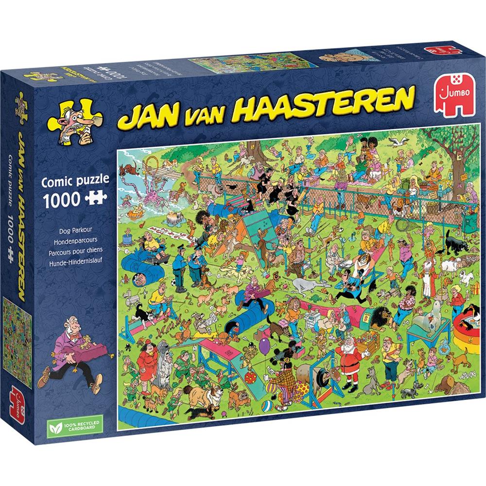 Jumbo Jan Van Haasteren<br>
Hondenparcours (1000 Stukjes)<br>
FSC Mix 70%