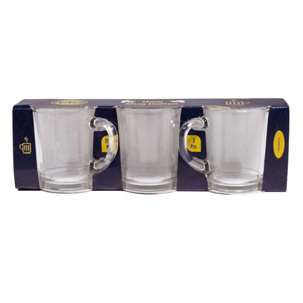 Theeglas glashelder 25cl set a 3 stuks