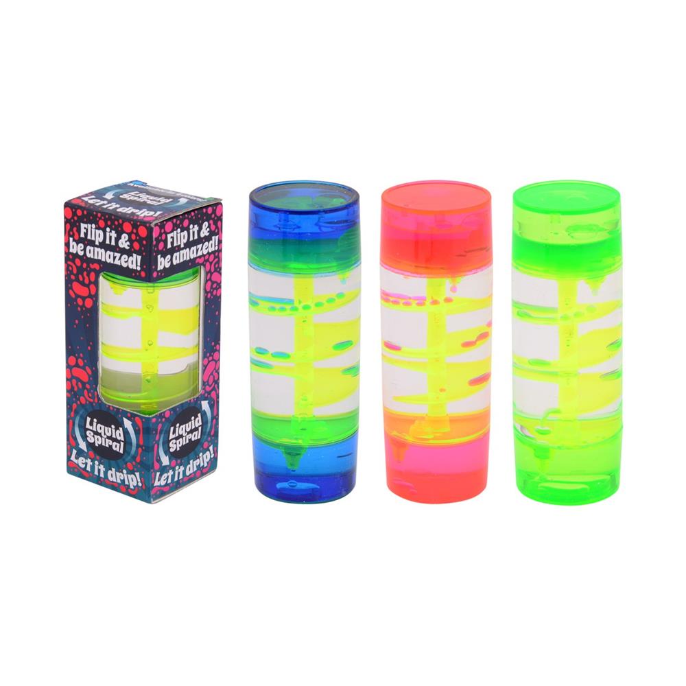 John Toy Liquid Motion Lava Spiraal Tube 4 Assortie