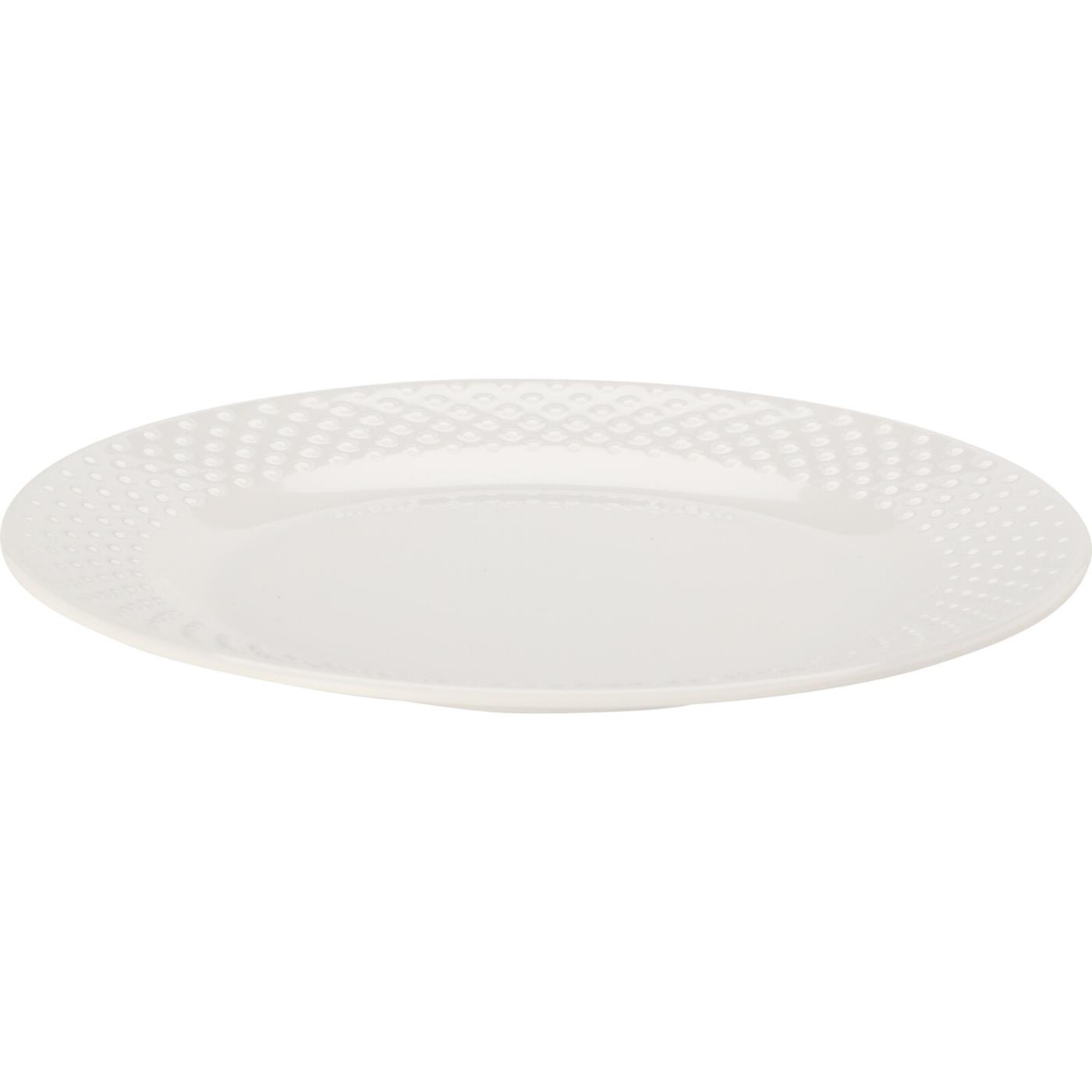 Bord Melamine ?21cm Wit