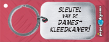 sleutelhanger dameskleedkamer