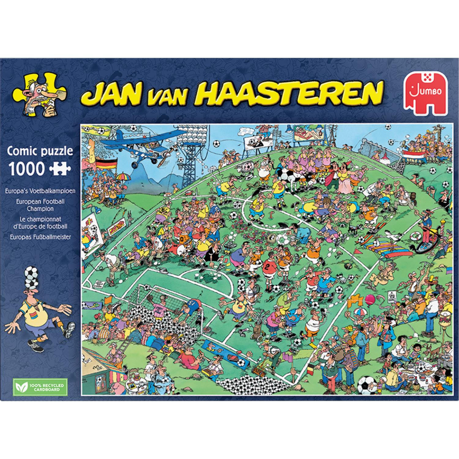 Jumbo Puzzel Jan Van Haasteren Europa's Voetbalkampioen 1000 Stukjes