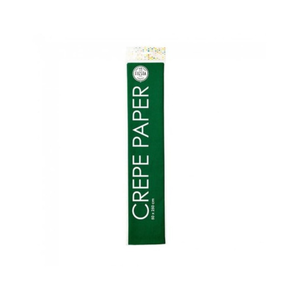 Crepepapier 50x250cm kerstgroen 12 rol