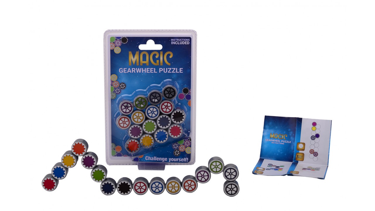 Johntoy vormenpuzzel Magic 14 x 21 cm 17 delig