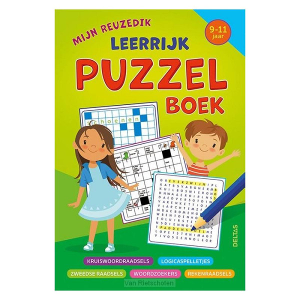 Mijn reuzedik leerrijk puzzelboek 9-11j.