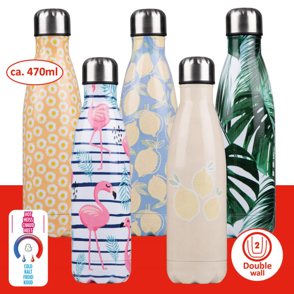 Alpina Isoleerfles met print 470ml