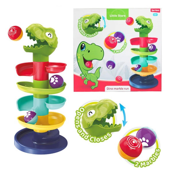 Toi Toys Baby knikkerbaan dinosaurus