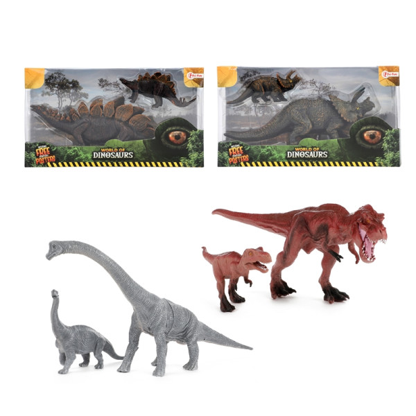 Toi Toys World of Dinosaurs Moeder+kind