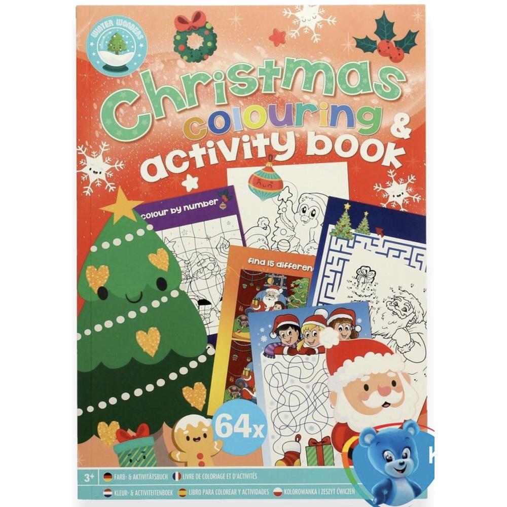 Grafix Kerst Kleur- En Activiteitenboek A4 64 Pagina&apos;s