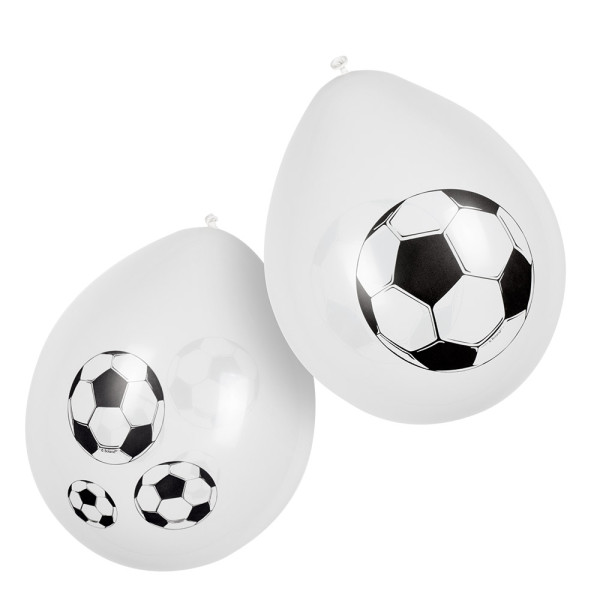 Ballonnen Voetbal set a 6 stuks Ø25cm