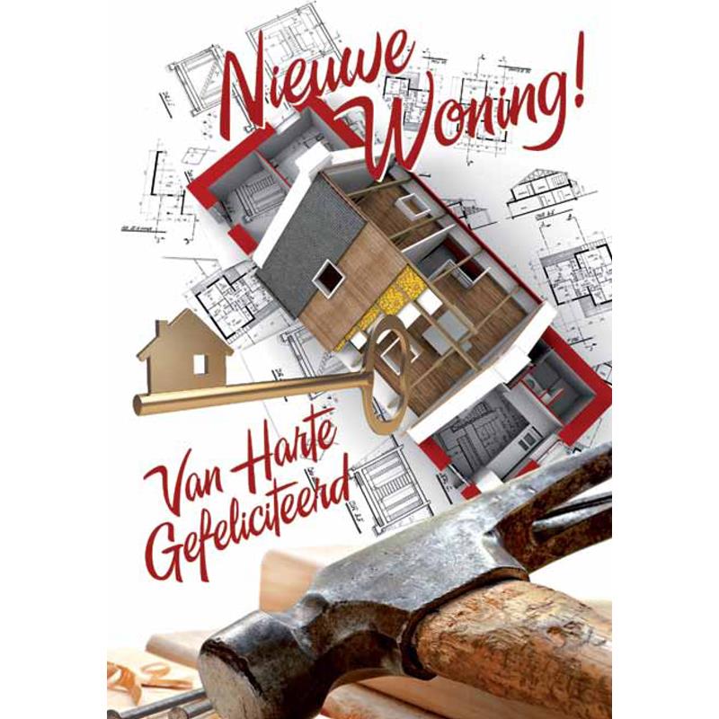 Wenskaarten Nieuwe Woning Pakje A 10 Stuks Met Envelop