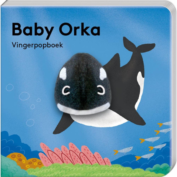 Vingerpopboekje Waterdier Baby Orka