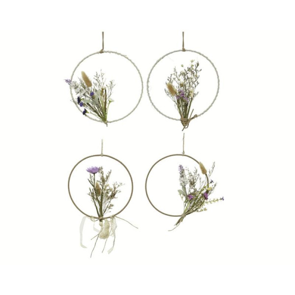 Hanger gedroogde bloemen