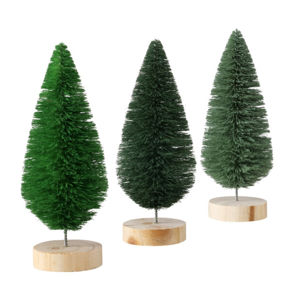 Beeld Kerstboom groen H16cm