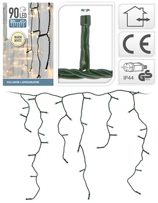 Ijspegelverlichting 90 Warm-Wit