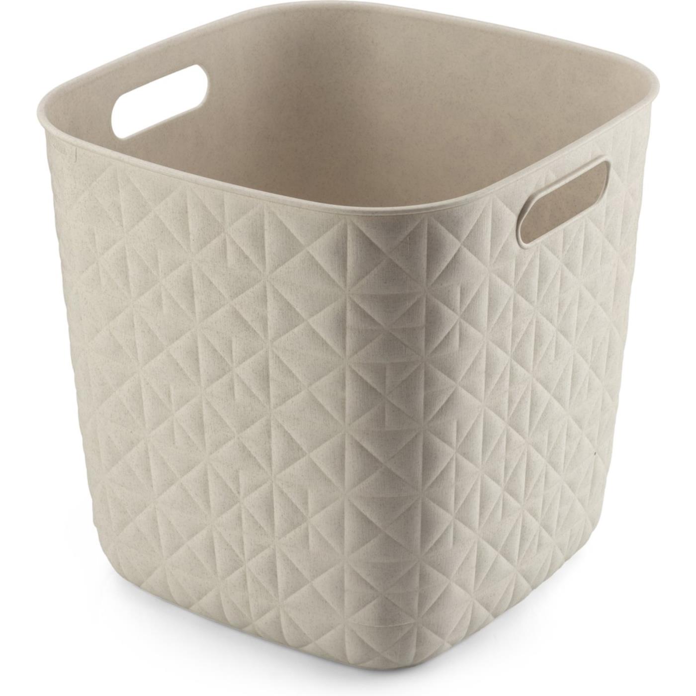 Curver Softex Opbergmand Cube 15L Krijtwit 28x28x27cm