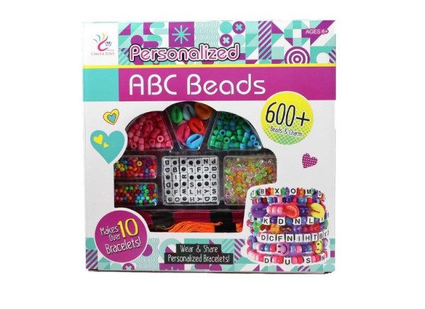 Kralenset abc beads in doos 23x23x5cm