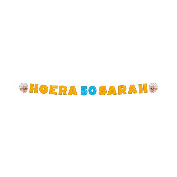 Letter banner - Sarah 50