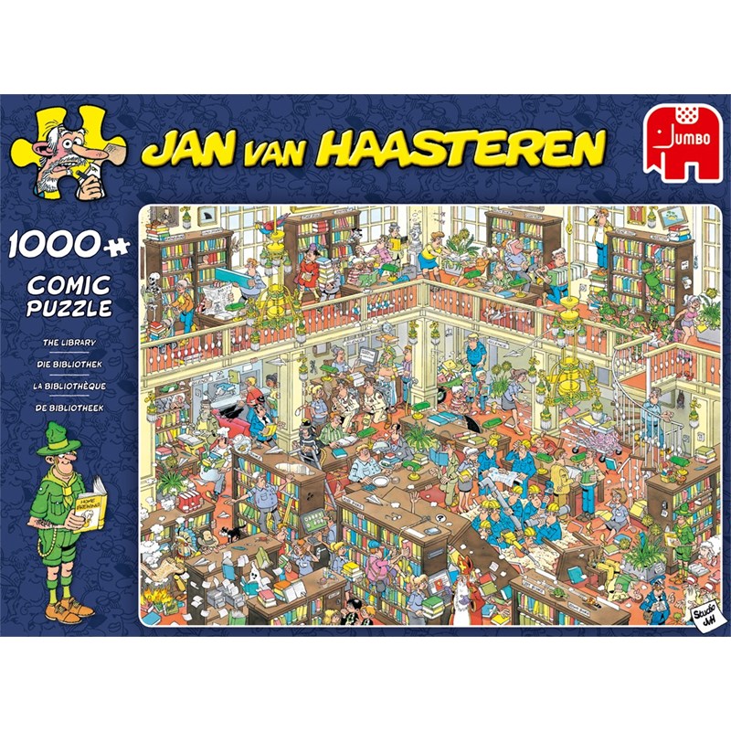 Jumbo Puzzel Jan Van Haasteren: De Bibliotheek 1000pcs