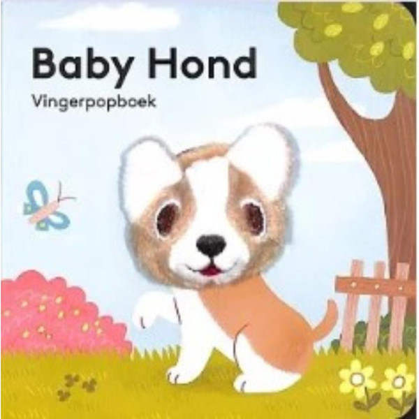 Vingerpopboekje Boerderij Baby hond