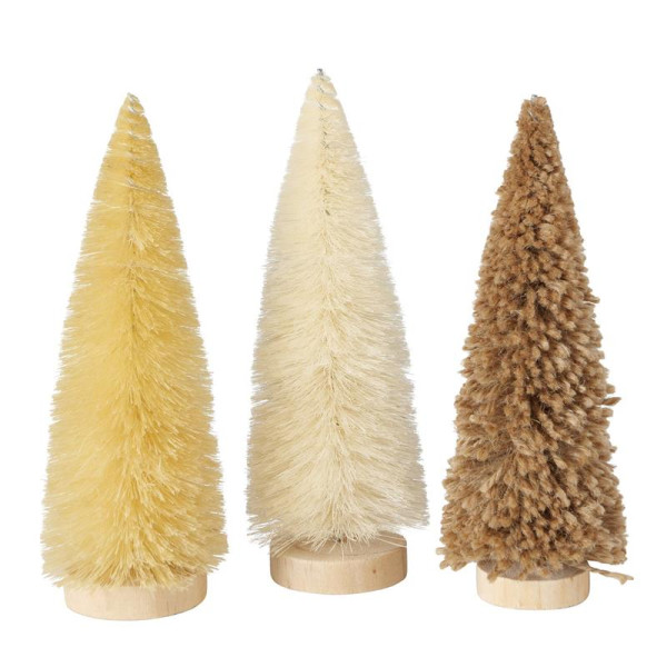 Kerstboom Tarvo textiel H22cm naturel