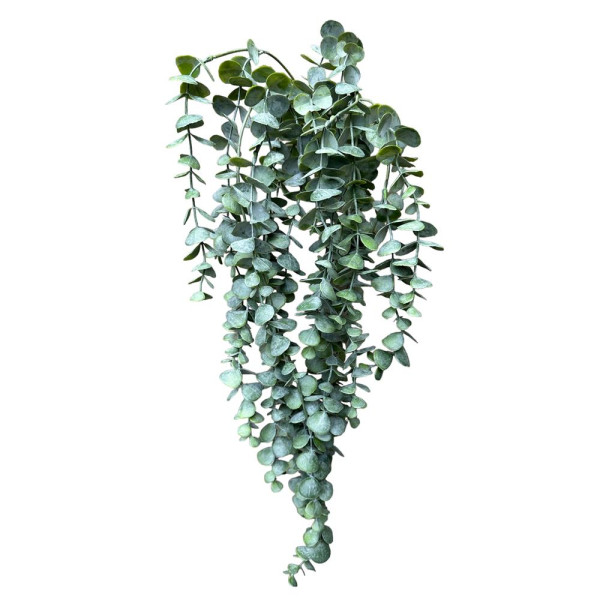 Kunst Hangplant Eucalyptus groen 95cm