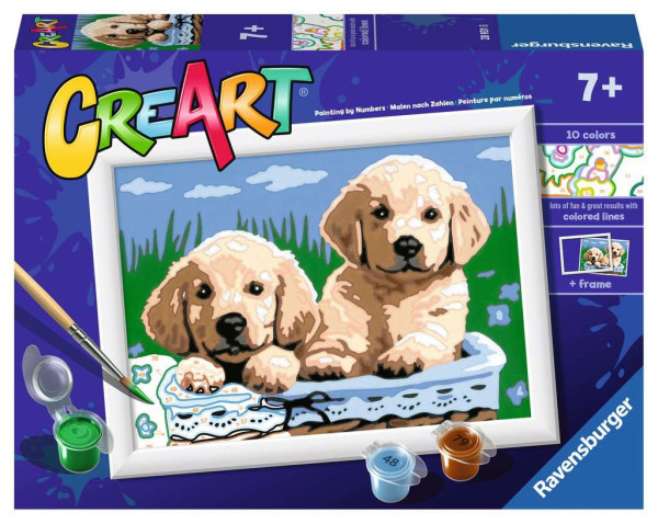 Ravensburger CreArt Cute Puppies