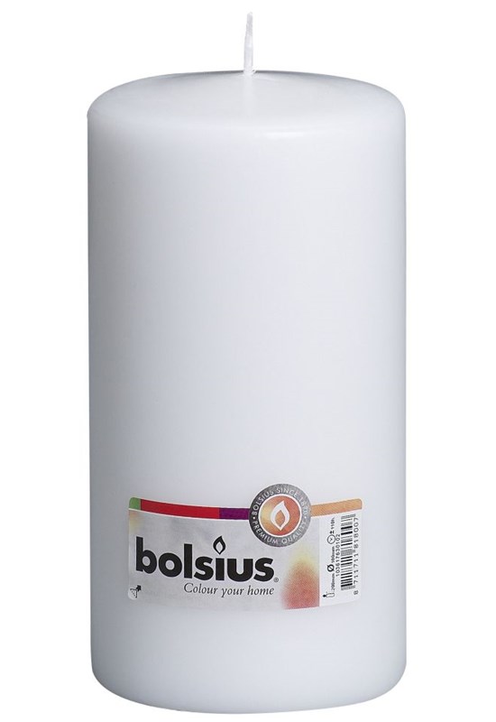 Bolsius Stompkaars 200/100mm Wit