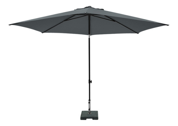 Parasol MYKANOS PUSH-UP 250cm grijs