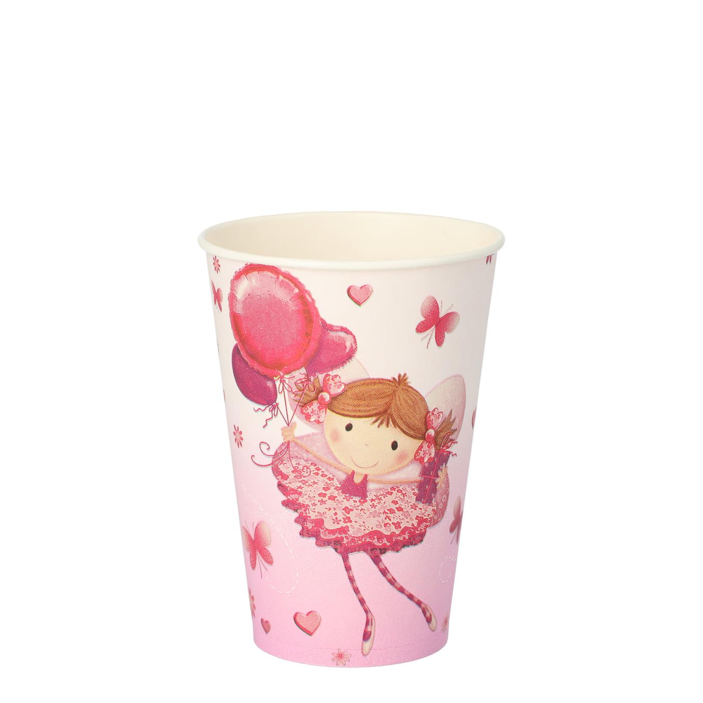 Set A 10 Drinkbekers Little Dancer Karton 0,2l ?7x9,7cm