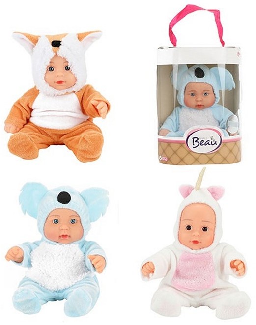 Toi Toys Babypop 22,5cm in dierenpakje