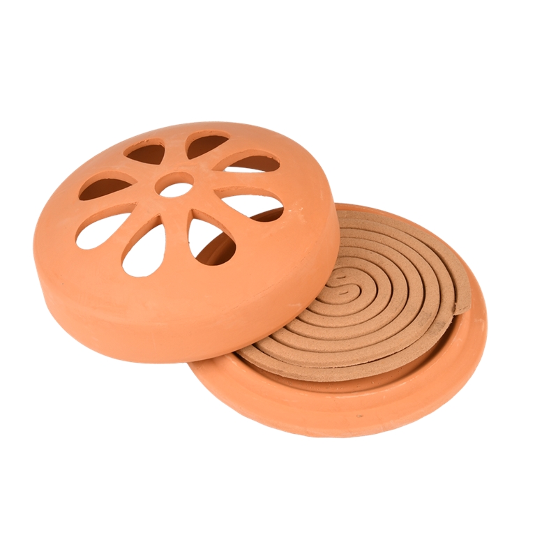 Citronella spiralen in terracotta