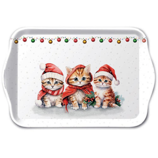 Ambiente Tray 13x21cm Funny kittens