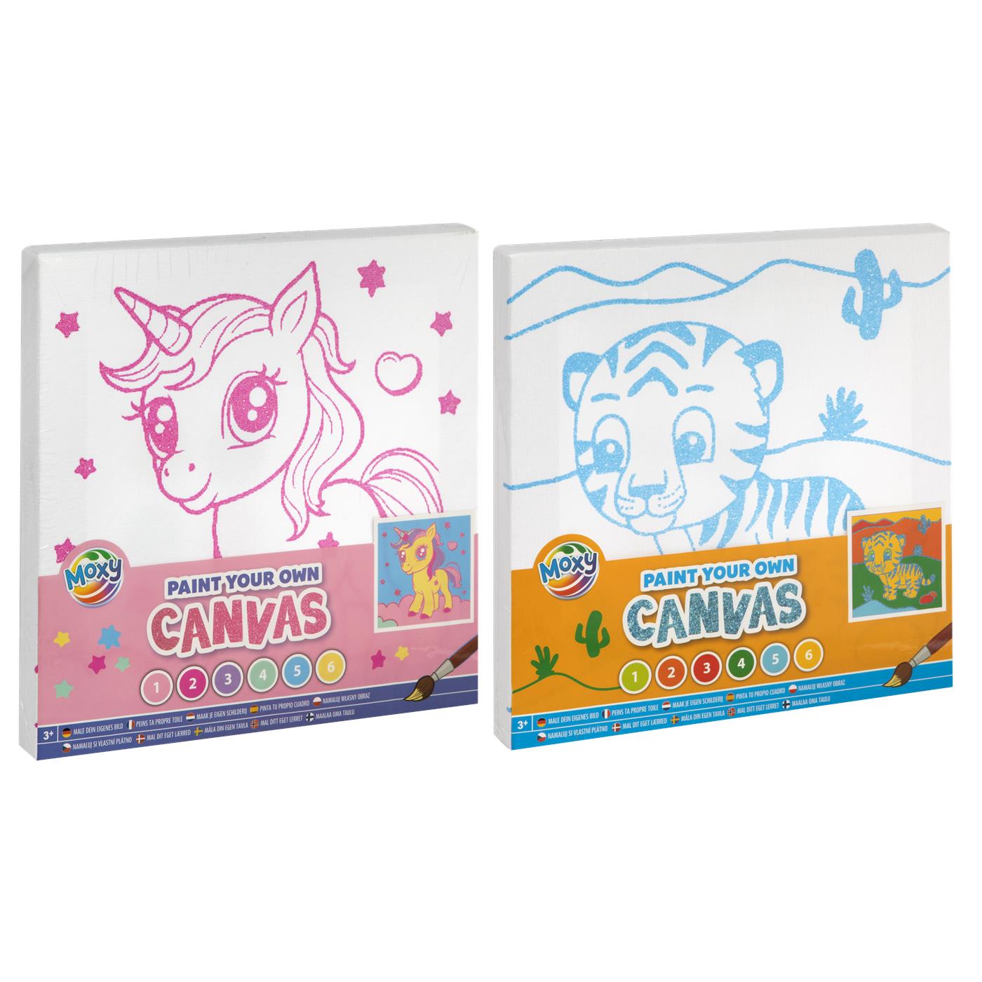 Moxy Paint Your Own Canvas 19,5x19,5cm