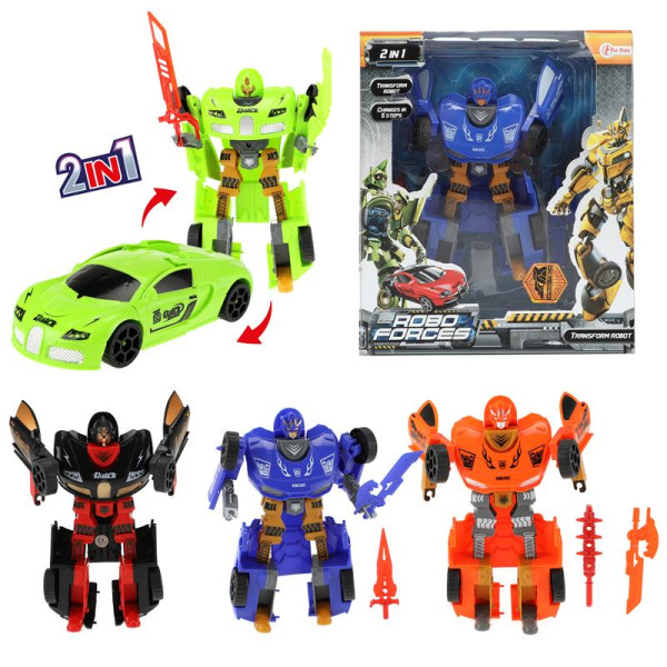 Toi Toys Veranderrobot superauto 20,5cm