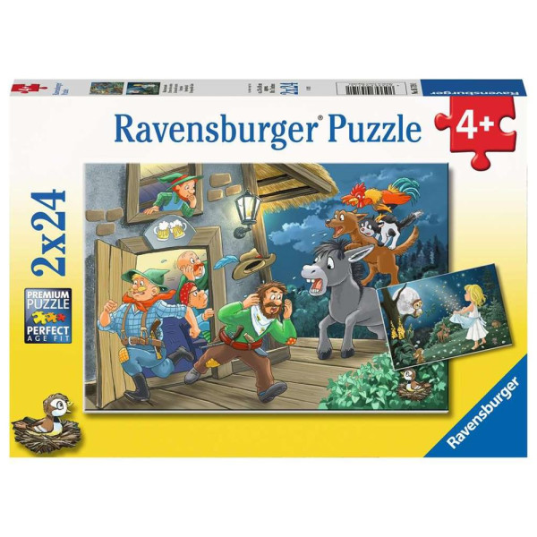 Ravensburger puzzel Sprookjes 2x24pcs